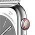 Apple Watch Series 8 GPS + Cellular 41mm Argento con Argento Milanese Loop