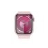 Apple Watch Series 9 GPS Cassa 41mm in Alluminio Rosa con Cinturino Sport Rosa Confetto - S/M
