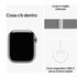 Apple Watch Series 9 GPS + Cellular Cassa 41mm in Acciaio inossidabile Argento con Cinturino Sport Loop Milanese