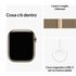 Apple Watch Series 9 GPS + Cellular Cassa 45mm in Acciaio inossidabile Oro con Cinturino Loop Milanese
