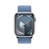 Apple Watch Series 9 GPS + Cellular Cassa 45mm in Alluminio Argento con Cinturino Sport Loop Blu Inverno