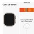 Apple Watch Ultra GPS + Cellular 49mm Cassa in Titanio Cinturino Alpine Loop Arancione Large
