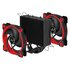 Arctic Freezer 34 eSports DUO 12 cm Nero, Rosso