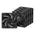 Arctic Freezer P12 Pro PST - 5 Pack Case per computer Ventilatore 12 cm Nero 5 pz