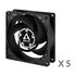 Arctic P8 PWM PST Case per computer Ventilatore 8 cm Nero