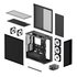Arctic Xtender (Mirror Black) Midi Tower Nero