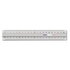 Arda Doppiodecimetro 20 cm Alluminio Argento