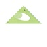 Arda EL4530 squadra 45° triangle Plastica Verde 1 pezzo(i)