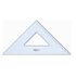Arda Squadra 45° 30 cm Linea Uni Polistirolo Trasparente