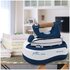 Ariete Stiromatic 2200 Alluminio Blu, Bianco