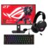 Asus Bundle ROG Strix XG27ACS + Falchion Ace + Pelta - Monitor Gaming XG27ACS 27" 2K 144Hz + Tastiera Gaming NX RED TKL 65% USB QWERTY ITA Nero + Cuffia Gaming USB tipo-C Wi-Fi Bluetooth Nero