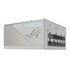 Asus ROG Loki 850W Platinum, Alimentatore completamente modulare, 80+ Platinum Lambda A, compatibile ATX 3.0, supporto PCIe 5.0, Ventola ARGB PWM da 120 mm, Aura Sync, Bianco