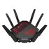 Asus ROG Rapture GT-BE19000 router wireless Multi-Gigabit Ethernet Tri-band (2,4 GHz/5 GHz/6 GHz) Nero, Rosso