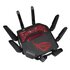 Asus ROG Rapture GT-BE19000 router wireless Multi-Gigabit Ethernet Tri-band (2,4 GHz/5 GHz/6 GHz) Nero, Rosso