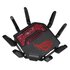 Asus ROG Rapture GT-BE19000 router wireless Multi-Gigabit Ethernet Tri-band (2,4 GHz/5 GHz/6 GHz) Nero, Rosso