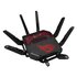 Asus ROG Rapture GT-BE19000 router wireless Multi-Gigabit Ethernet Tri-band (2,4 GHz/5 GHz/6 GHz) Nero, Rosso