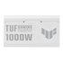 Asus TUF GAMING 1000 W GOLD White Edition Alimentatore PC Modulare, 80+ Gold, ATX 3.0, Doppio Cuscinetto a Sfera, Ventole Axial-tech, Rivestimento PCB, Bianco