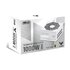 Asus TUF GAMING 1000 W GOLD White Edition Alimentatore PC Modulare, 80+ Gold, ATX 3.0, Doppio Cuscinetto a Sfera, Ventole Axial-tech, Rivestimento PCB, Bianco