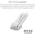 Asus TUF GAMING 1000 W GOLD White Edition Alimentatore PC Modulare, 80+ Gold, ATX 3.0, Doppio Cuscinetto a Sfera, Ventole Axial-tech, Rivestimento PCB, Bianco