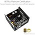 Asus TUF Gaming 1000W 80 + Gold Alimentatore modulare, certificato Gold, ventola assiale, rivestimento PCB, compatibile con ATX 3.0