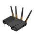 Asus TUF Gaming AX3000 V2 router wireless Gigabit Ethernet Dual-band (2.4 GHz/5 GHz) Nero, Arancione