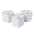 Asus ZenWiFi Mini XD4 (3 pack) Sistema Mesh WiFi 6, velocità AX 1800, AiMesh, AiProtection protezione internet e controllo parentale incluso a vita - Bianco 3pz