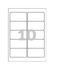 AVERY 4820 Badge PVC 50 pezzo(i)