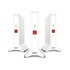 AVM FRITZ!Repeater FRITZ!Mesh Set 4200 3-pack Edition Inter Ripetitore di rete 4200 Mbit/s Rosso, Bianco