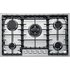 Barazza 1POF80 Incasso Gas Nero, Acciaio inossidabile
