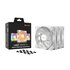 Be Quiet! LIGHT WINGS LX 120mm PWM High Speed 3-Pack White Case per computer Ventilatore 12 cm Bianco 3 pz
