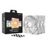 Be Quiet! LIGHT WINGS LX 140mm PWM 3-Pack White Case per computer Ventilatore 14 cm Bianco 3 pz