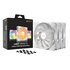 Be Quiet! LIGHT WINGS LX 140mm PWM High Speed 3-Pack White Case per computer Ventilatore 14 cm Bianco 3 pz