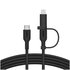 Belkin BoostCharge Pro cavo USB USB 2.0 1,5 m USB C USB C/Lightning 0,48 Gbit/s 60 W Nero