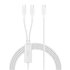 Belkin CAC004hq1.5MWH cavo USB USB 2.0 1,5 m USB C 2 x USB C 0,48 Gbit/s 140 W Bianco