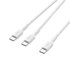 Belkin CAC004hq1.5MWH cavo USB USB 2.0 1,5 m USB C 2 x USB C 0,48 Gbit/s 140 W Bianco