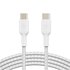 Belkin Cavo Intrecciato Pvc Usb-C To Usb-C 1m - Bianco