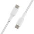 Belkin Cavo Intrecciato Pvc Usb-C To Usb-C 1m - Bianco