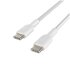 Belkin Cavo Intrecciato Pvc Usb-C To Usb-C 2m Twin Pack - Bianco