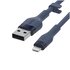 Belkin Cbl Siicone USB-A LTG 2M bleu cavo USB USB A USB C/Lightning Blu