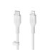 Belkin Cbl Silicone USB-C LTG 3M blc cavo USB USB C USB C/Lightning Bianco