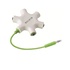 Belkin F8Z274BT splitter audio Verde, Bianco