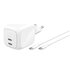 Belkin WCH020KQ2MWH-B6 Caricabatterie per dispositivi mobili Universale Bianco AC Ricarica rapida Interno