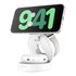Belkin WIZ034KQWH Caricabatterie per dispositivi mobili Auricolare, Smartphone, Orologio intelligente Bianco USB Carica wireless Ricarica rapida Interno