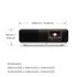 Benq X500i Proiettore a corto raggio 2200 ANSI lumen DLP UHD 4K (3840x2160) Nero, Bianco