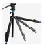 Benro Aero 2 treppiede Fotocamere digitali/film 3 gamba/gambe Nero