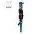 Benro MSD46C72 monopiede per fotocamera Fibra di carbonio Nero, Blu