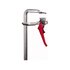 Bessey GH16 Morsetto a cricchetto 16 cm Acciaio spazzolato, Rosso