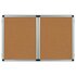 Bi-Office Lavagna Pieghevole Trio, Superficie Magnetica, 120 x 90 cm chiusa