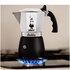 Bialetti Brikka Moka 0,1 L Nero, Acciaio inossidabile