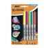 Bic 968410 evidenziatore 5 pz Punta conica Blu, Verde, Arancione, Rosa, Giallo
